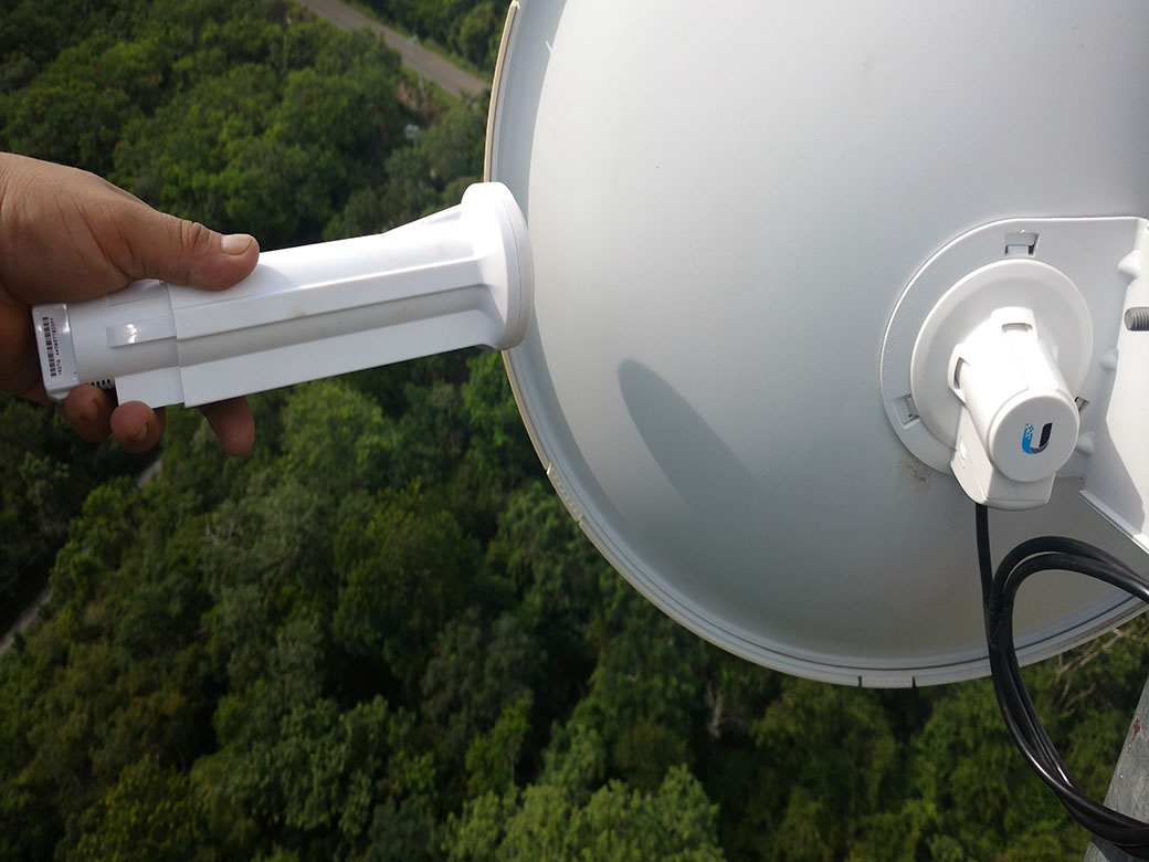 Instalación de antenas
